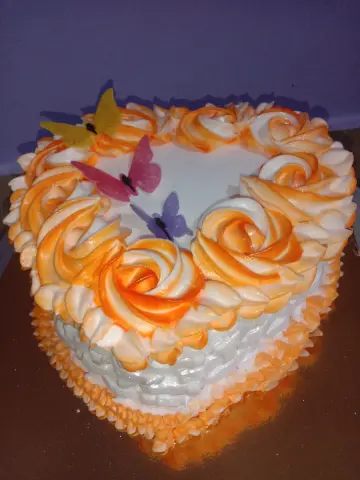 Orange flavour cake 🎂