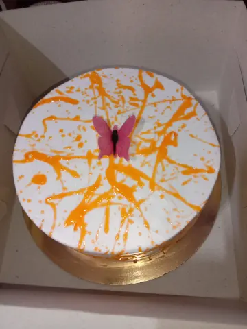 Mango crush cake